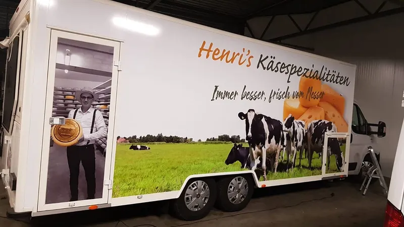 Verkoopwagen met full-color wrap