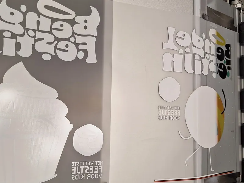 Ontwerpen in spiegelbeeld geprint op DTF-film
